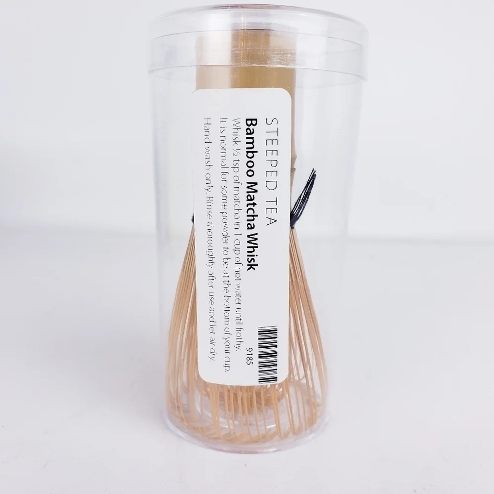 STEEPEDTEA Matcha Bowl & Bamboo Whisk Set